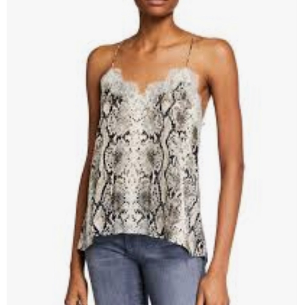 CAMI NYC  brand racerback snakeskin camisole top NWOT
